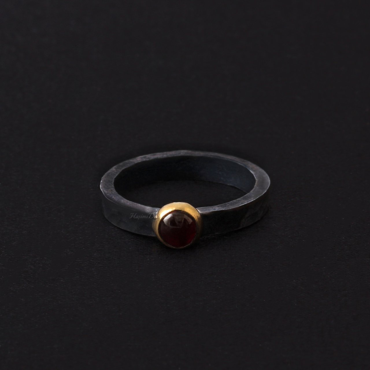 Garnet Vega Gümüş Yüzük — görsel 5