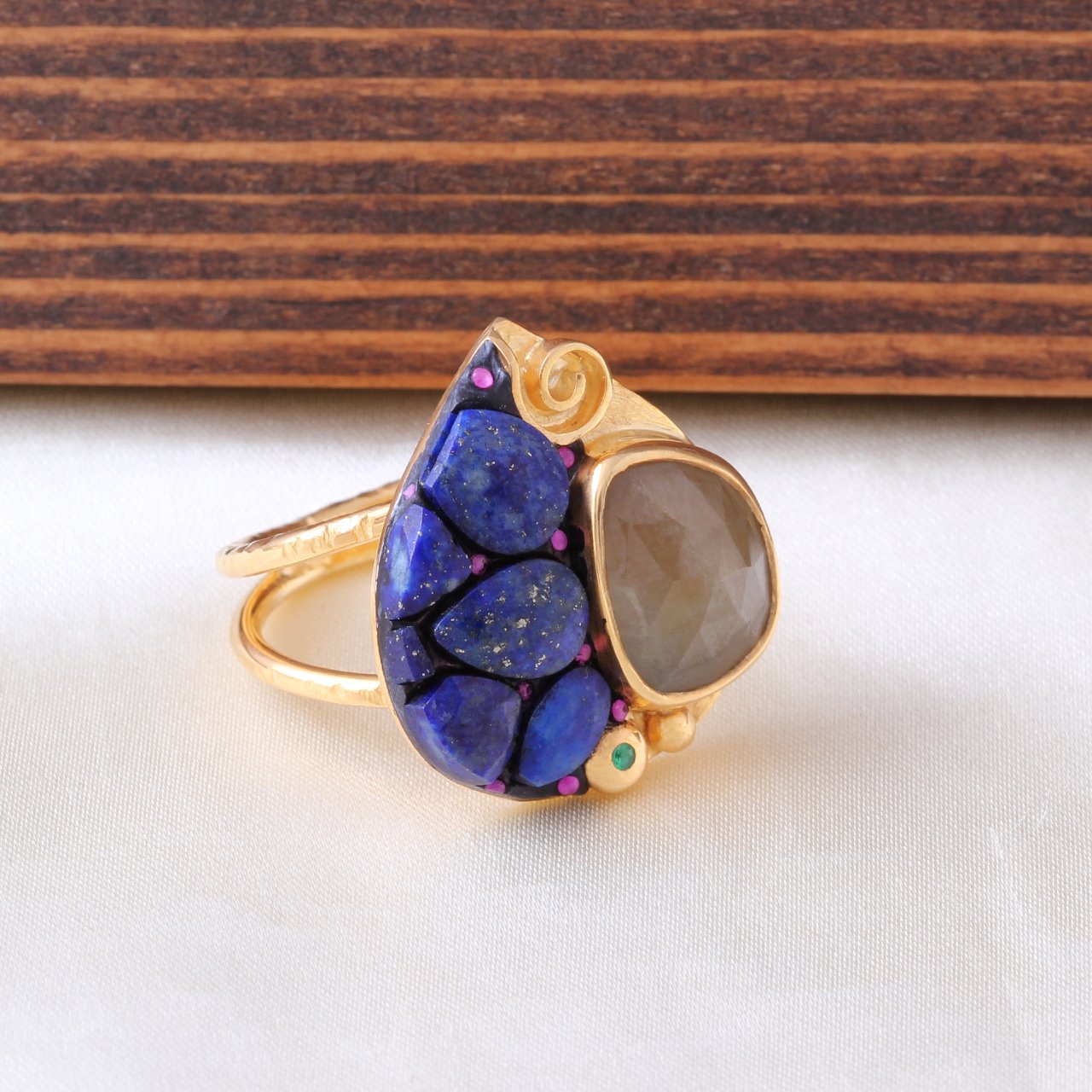 Lapis Lazuli ve Safir Yüzük — görsel 2