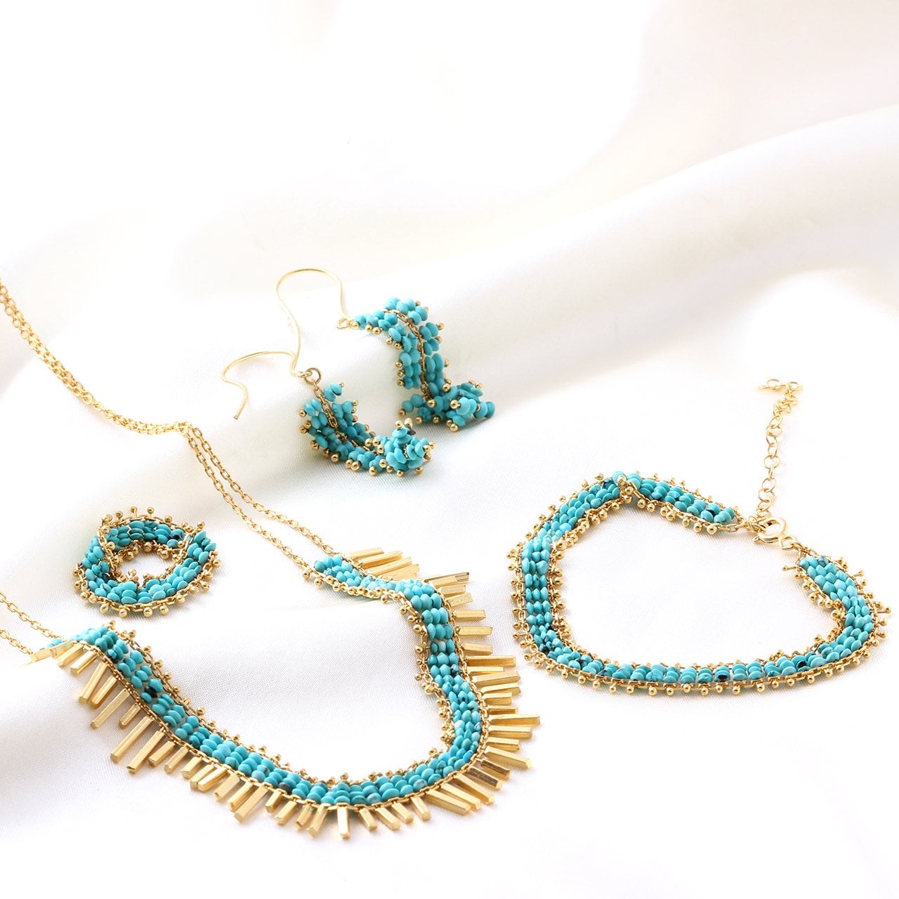 Firuze Doğaltaş Set