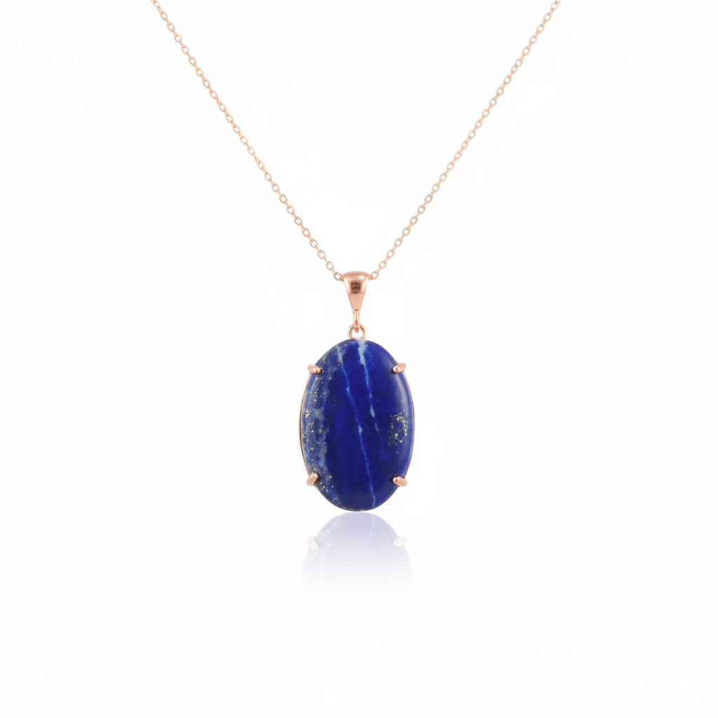 Lapis Lazuli Gümüş Kolye