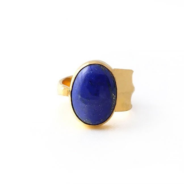 Lapis Lazuli Gümüş Yüzük