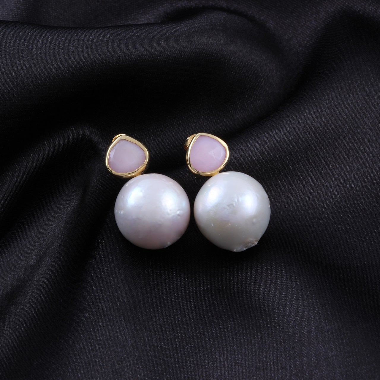 İnci ve Pembe Opal Küpe — görsel 2