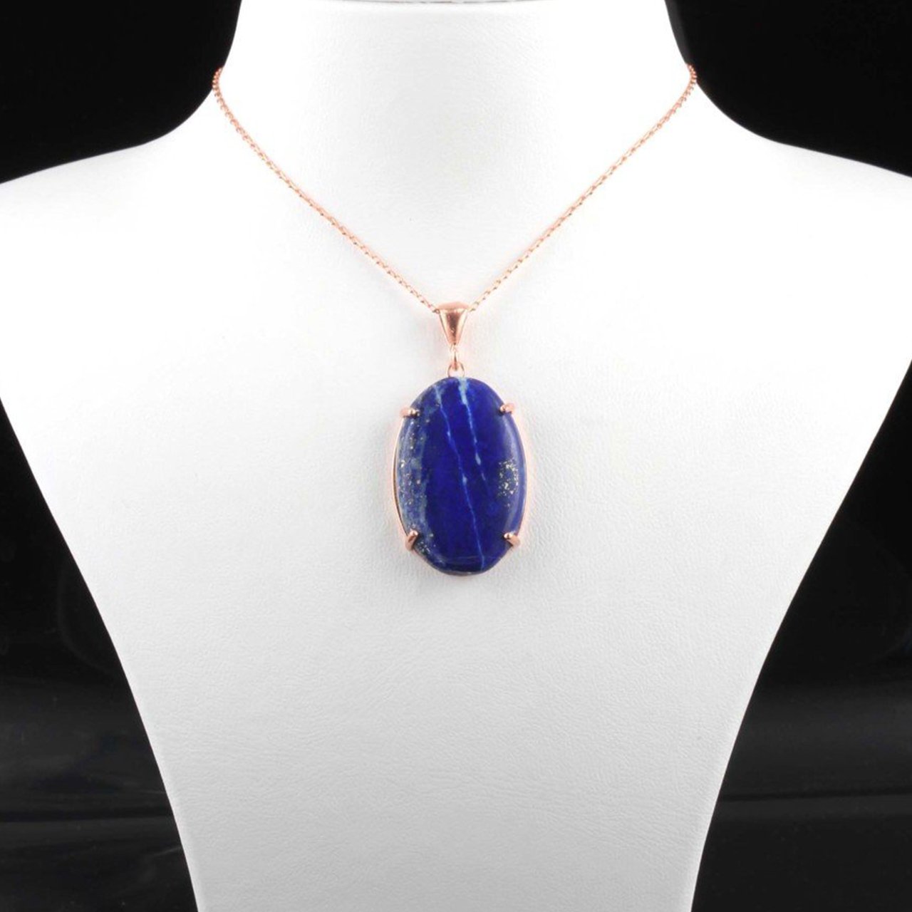 Lapis Lazuli Gümüş Kolye — görsel 2