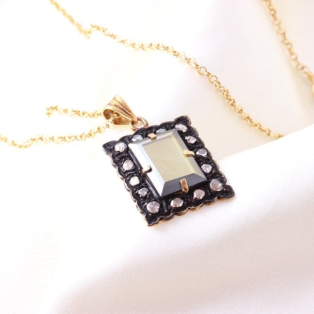 Elmas & Moissanite Kolye — görsel 4