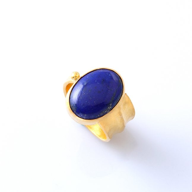 Lapis Lazuli Gümüş Yüzük — görsel 3