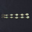 Peridot Eva Gümüş Küpe — görsel 5