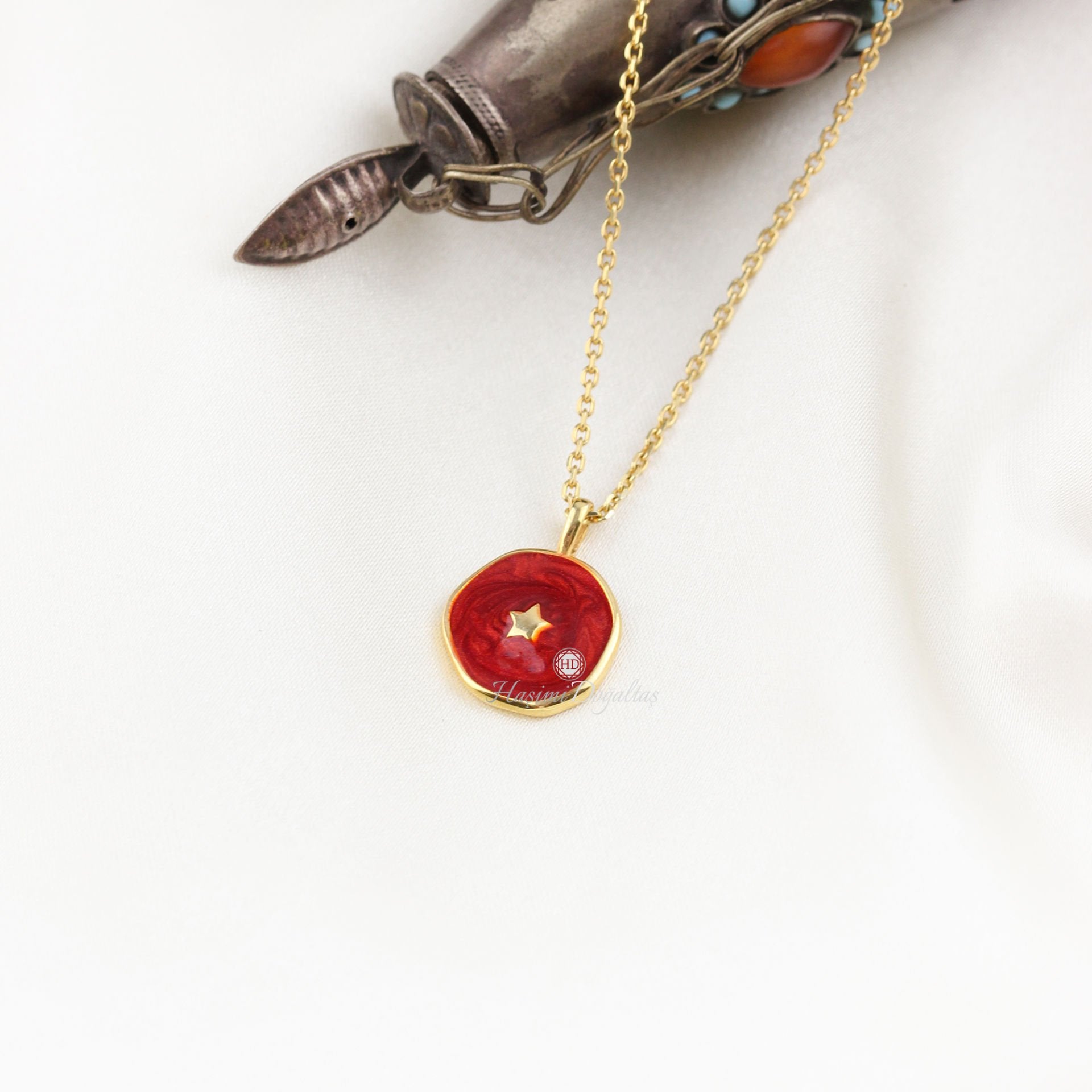 Gümüş Mineli Charm — görsel 3
