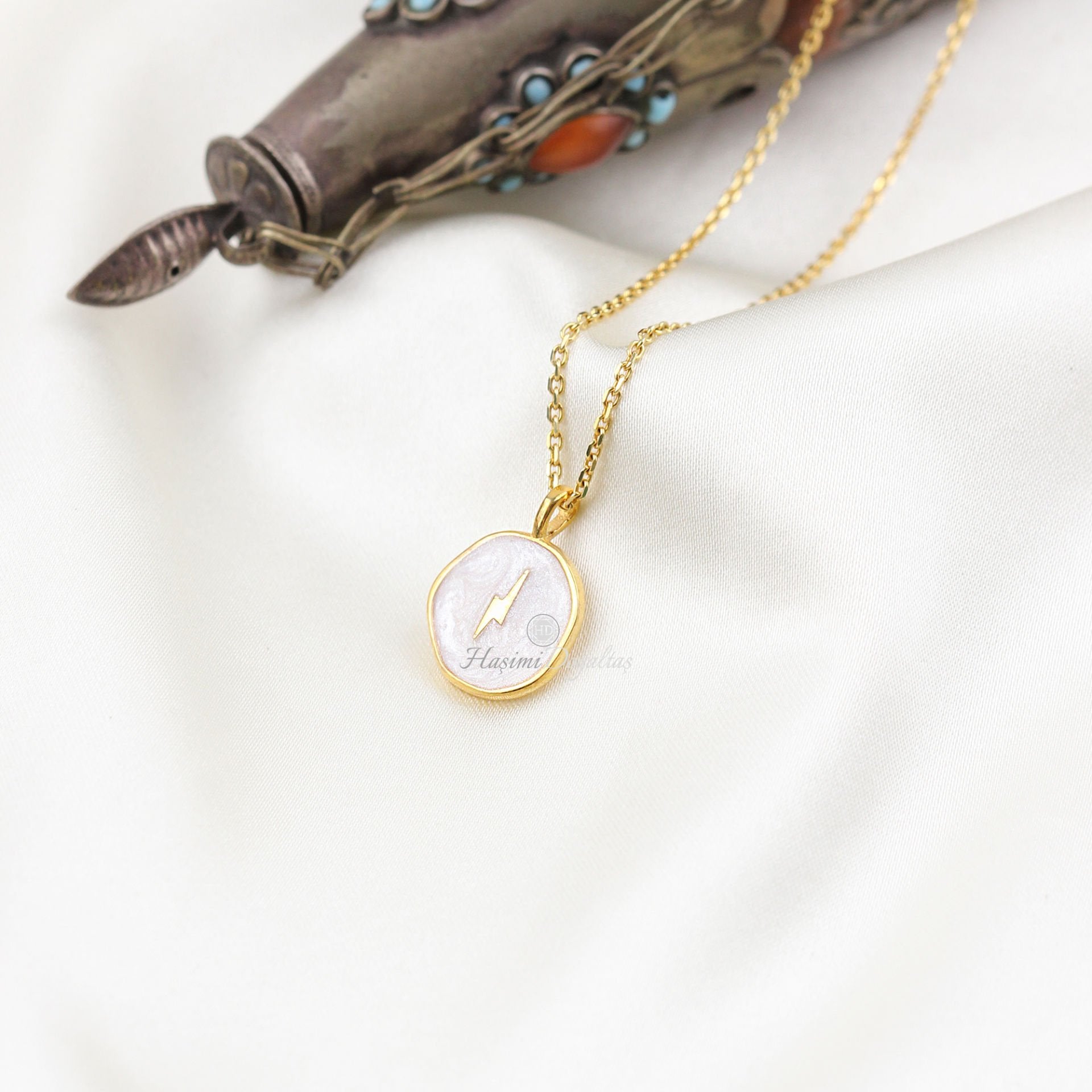 Gümüş Mineli Charm — görsel 5