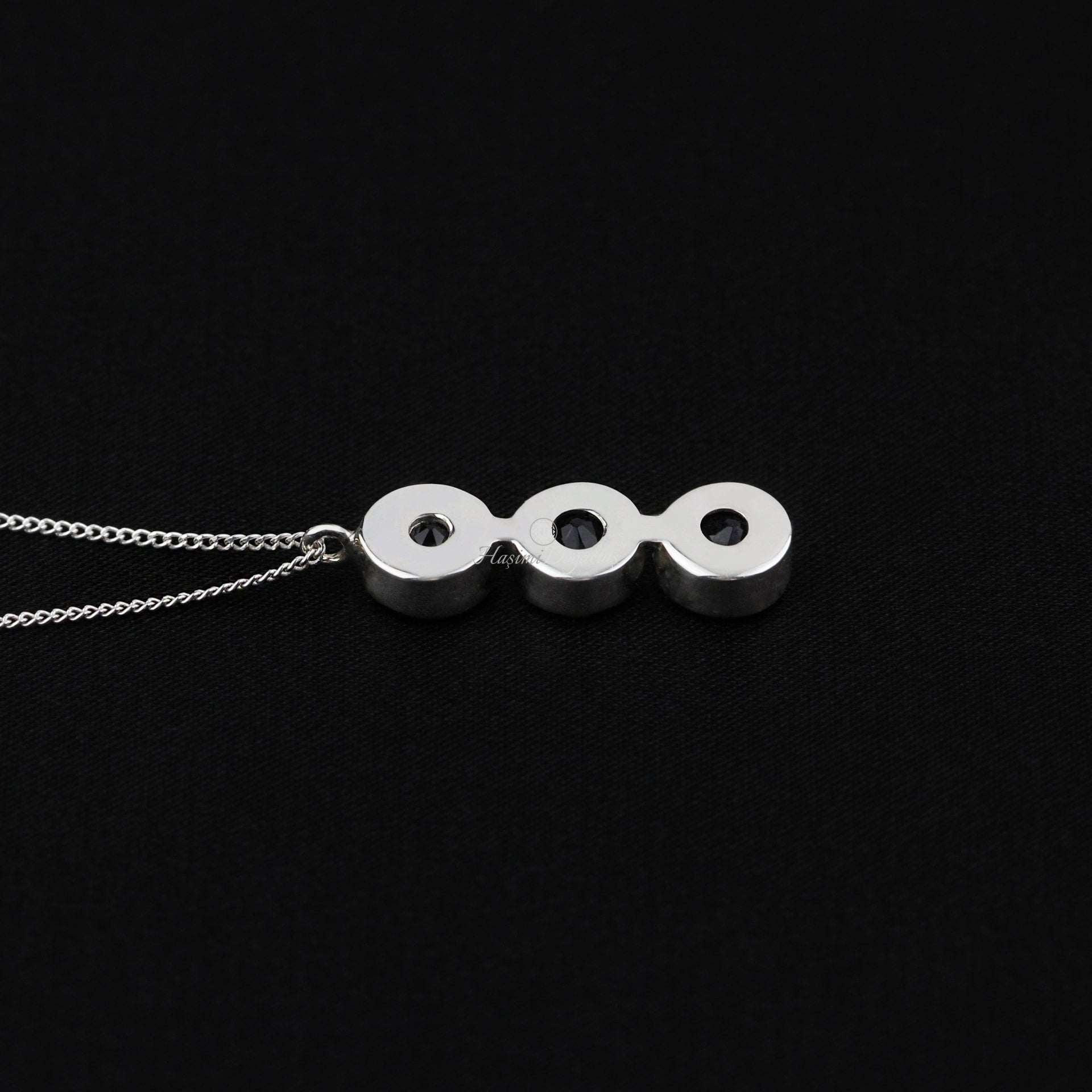 Ametist Orion Serisi Gümüş Kolye — görsel 5