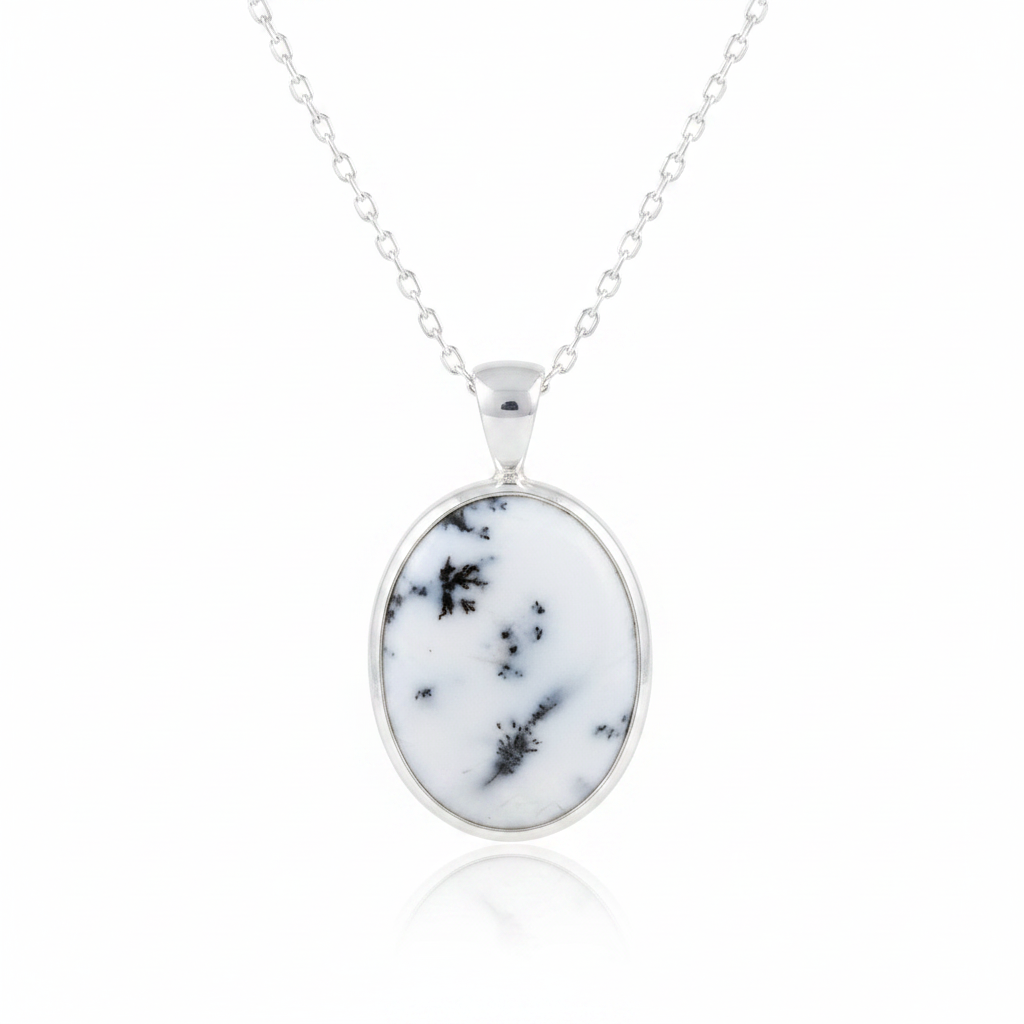 Dendrit Opal Doğaltaş Kolye