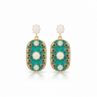 Elmas & Opal Doğaltaşlı Mineli Gümüş Set