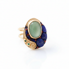 Lapis Lazuli ve Serpantin Yüzük