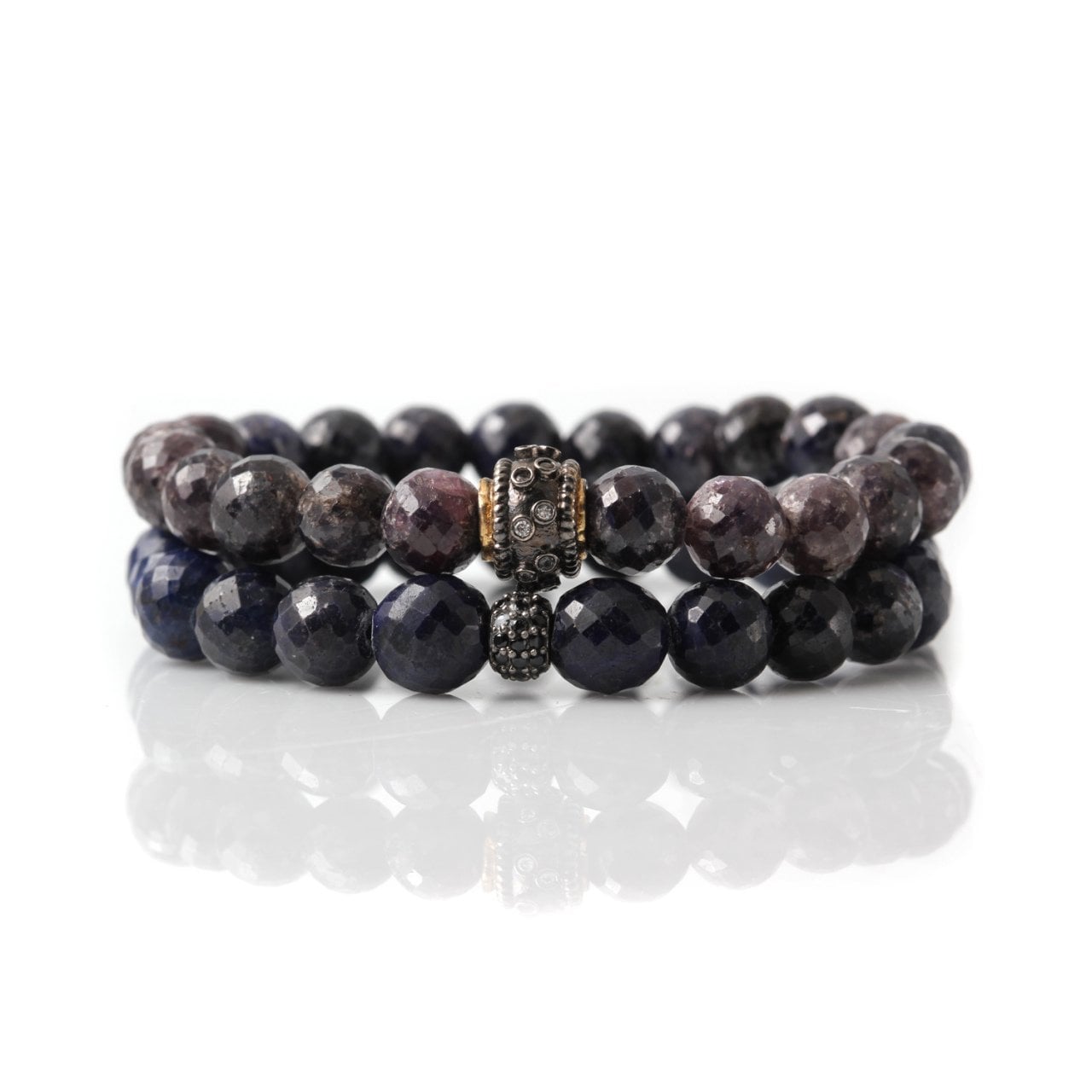 Safir & Yakut Bileklik İkili Set