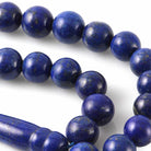 Lapis Lazuli Gümüş Püsküllü Tesbih — görsel 2