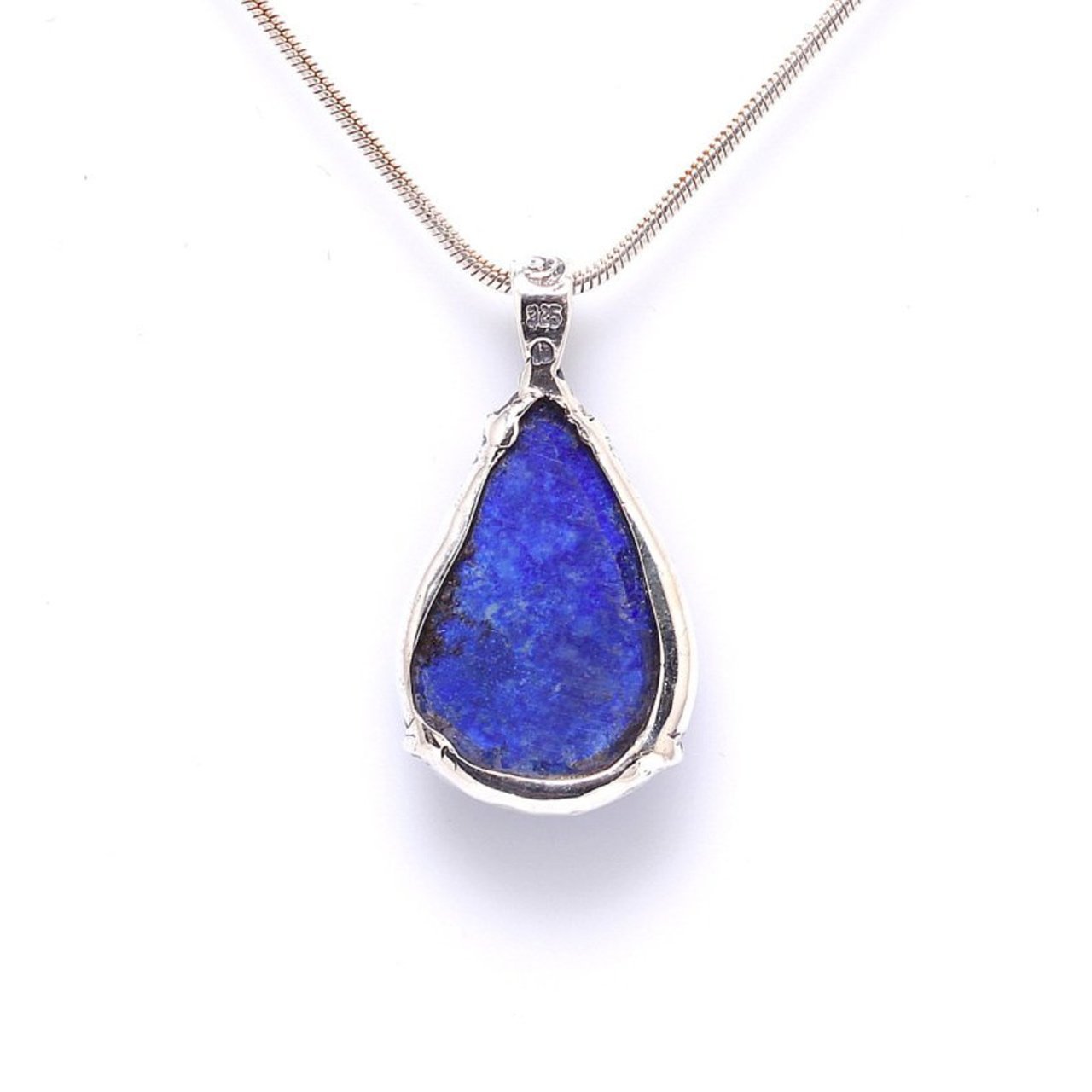Lapis Lazuli Gümüş Kolye — görsel 2