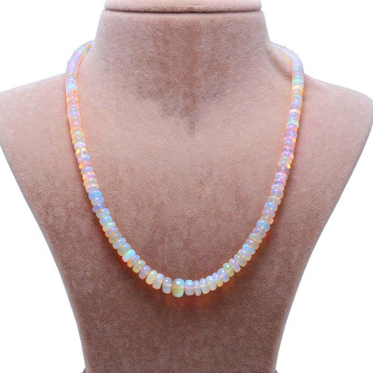 Opal Doğal Taşlı Kolye — görsel 2