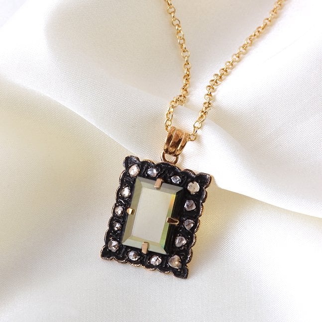 Elmas & Moissanite Kolye — görsel 3
