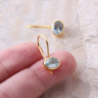Mavi Topaz Küpe — görsel 4