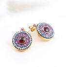 Hassonit & İnci İkili Set — Garnet doğal taş — görsel 3